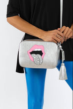 Load image into Gallery viewer, Rollin With My Homies Crossbody Bag Metallic Silver