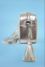 Load image into Gallery viewer, Rollin With My Homies Crossbody Bag Metallic Silver