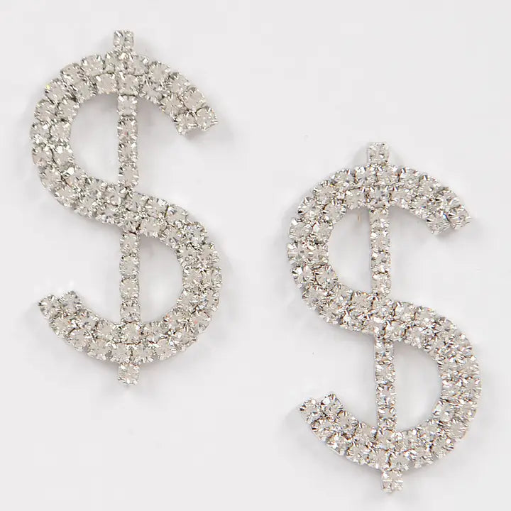 Dollar Sign Earrings