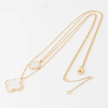 Load image into Gallery viewer, Double Clover Necklace
