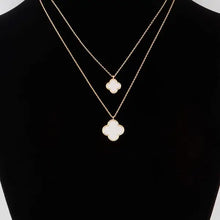 Load image into Gallery viewer, Double Clover Necklace
