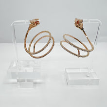 Load image into Gallery viewer, &quot;twin Snakes&quot; Earrings

