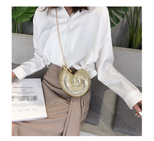 Load image into Gallery viewer, Conch Seashell Crossbody Clutch

